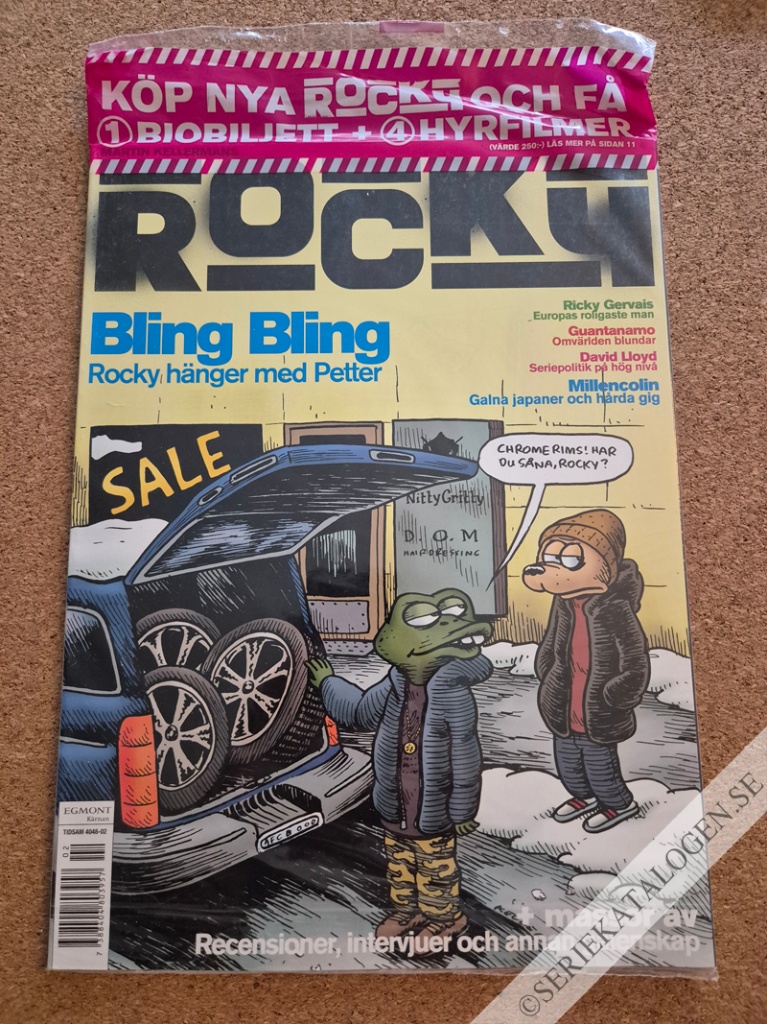 Framsida på Martin Kellermans Rocky Bling Bling (2006)