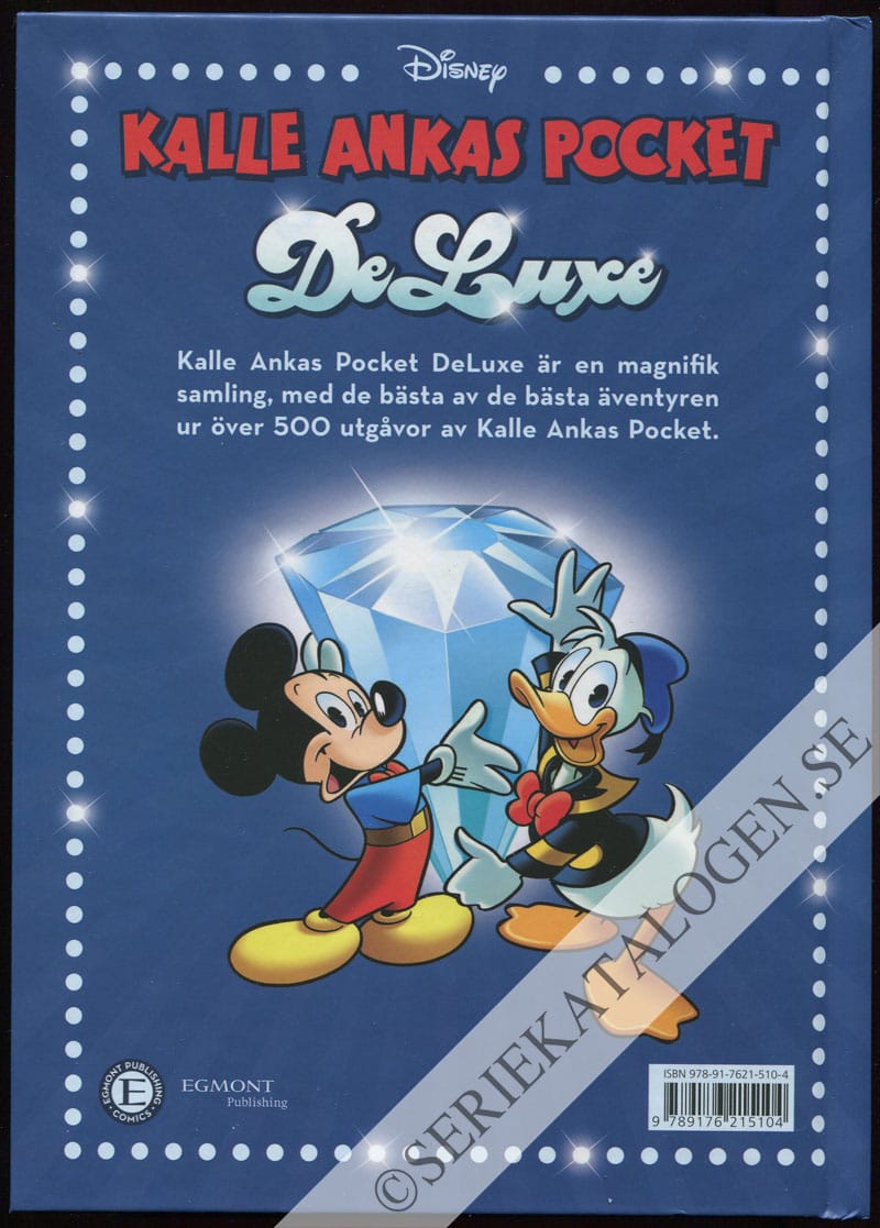 Baksida på De bästa äventyren ur Kalle Ankas pocket (2019)
