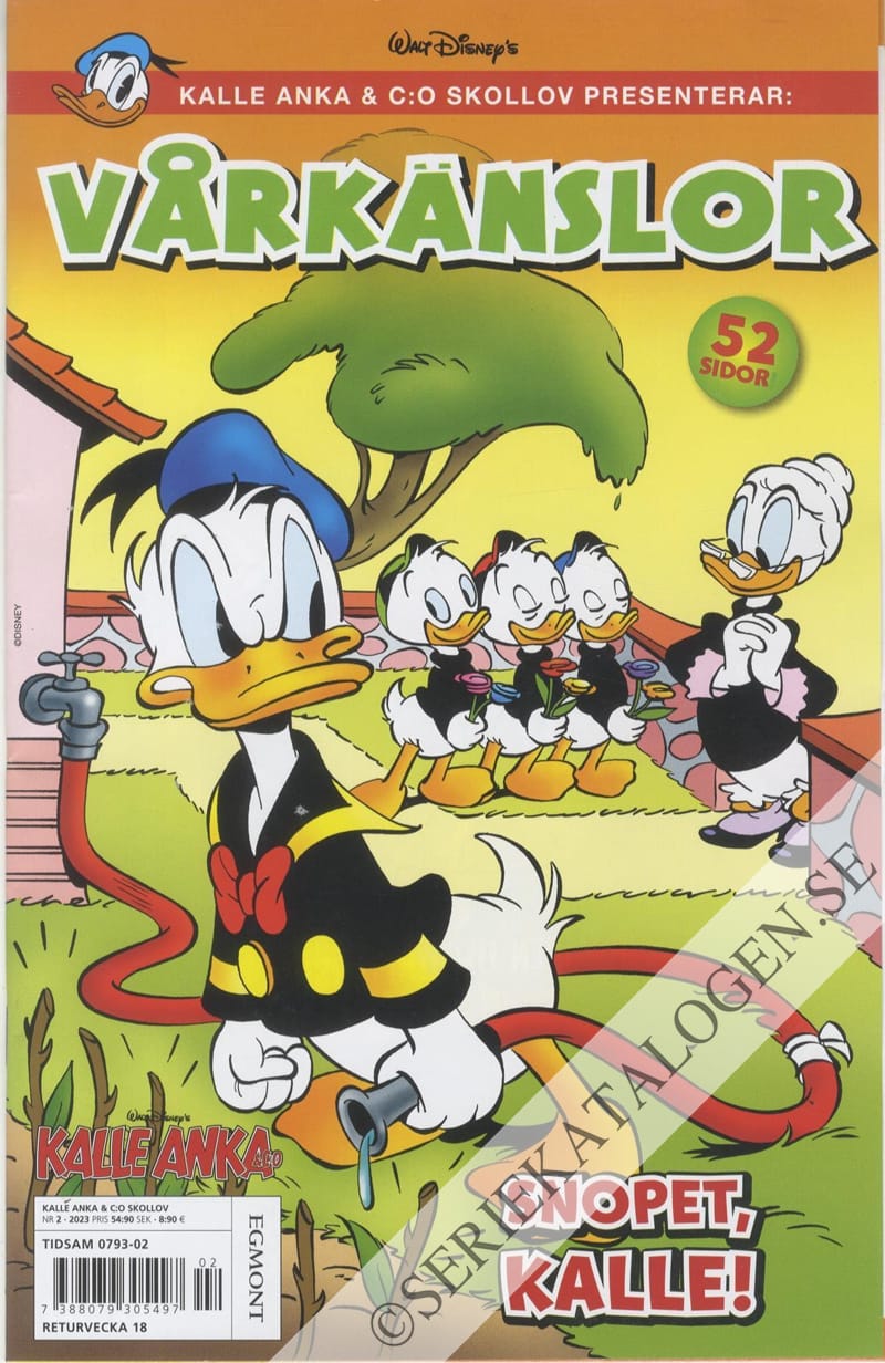 Framsida på Kalle Anka & C:o - Skollov #2 - Kalle Anka & C:o skollov presenterar: Vårkänslor (2023)