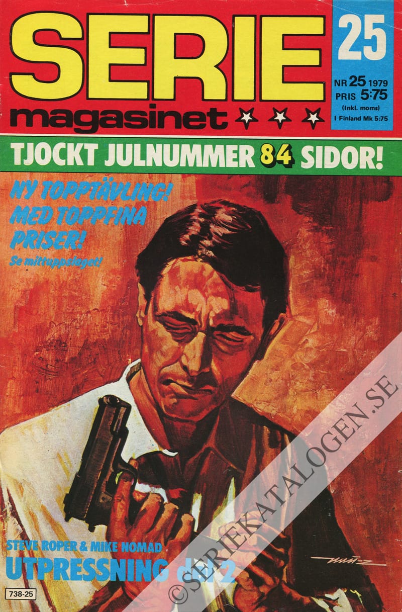 Framsida på Seriemagasinet #25 (1979)