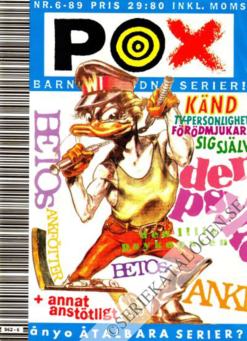 Framsida på Pox #6 (1989)