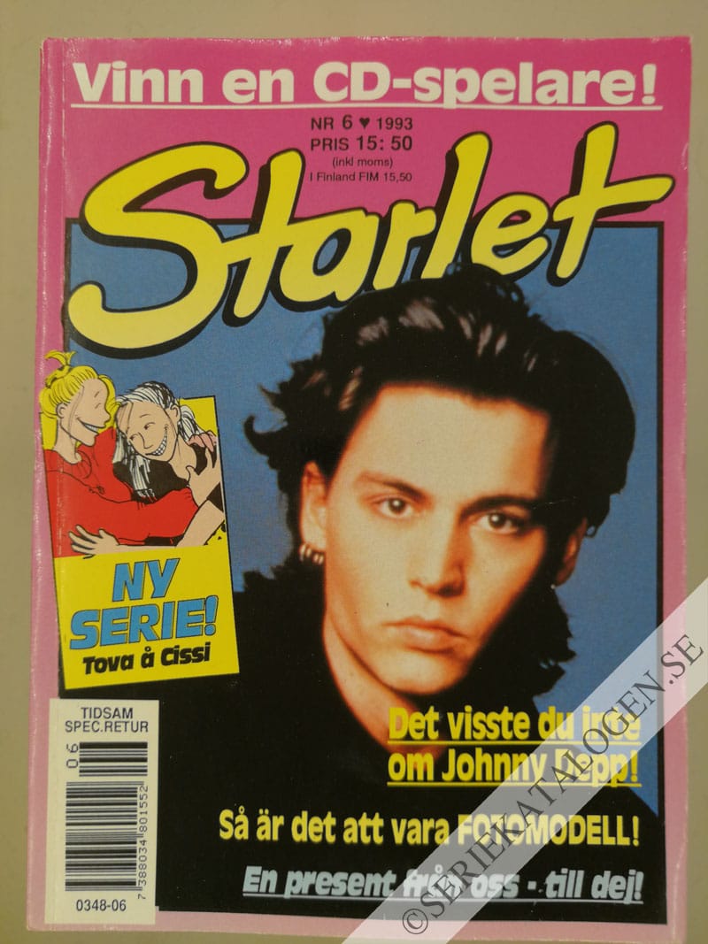 Framsida på Starlet #6 (1993)