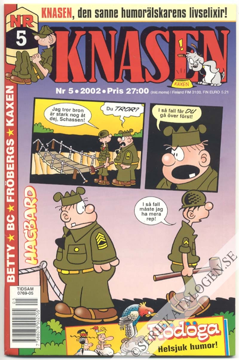 Framsida på Knasen #5 (2002)