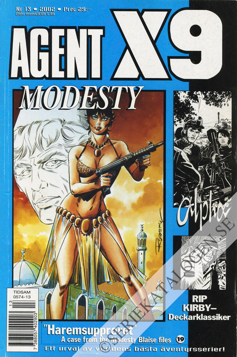 Framsida på Agent X9 #13 (2002)