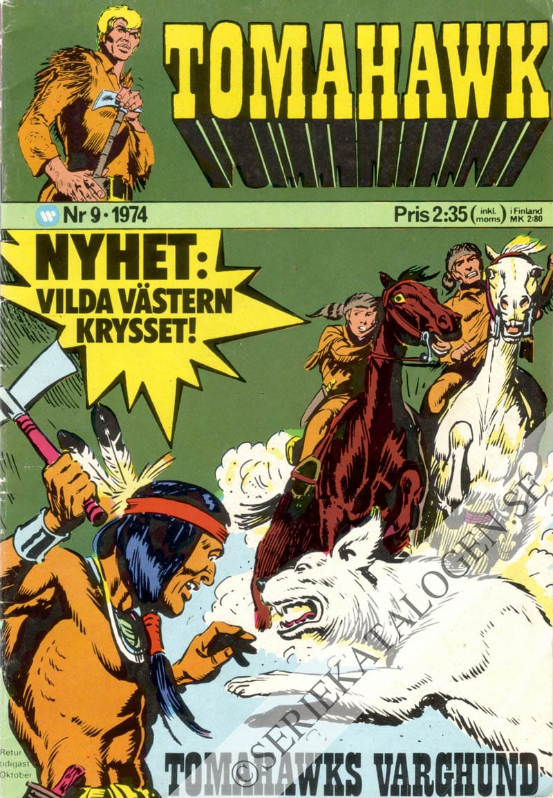 Framsida på Tomahawk #9 (1974)