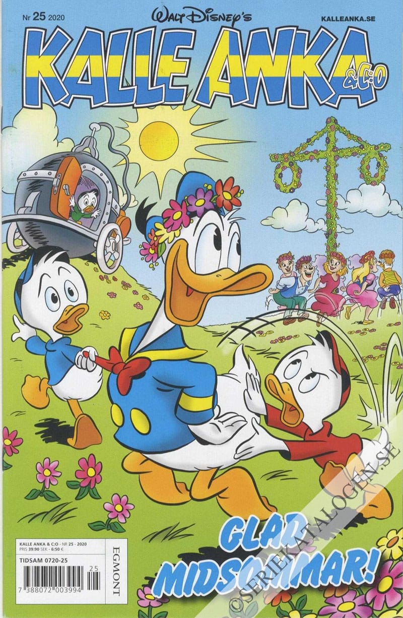 Framsida på Kalle Anka & C:o #25 (2020)