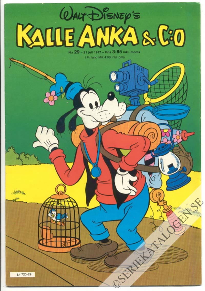 Framsida på Kalle Anka & C:o #29 (1977)