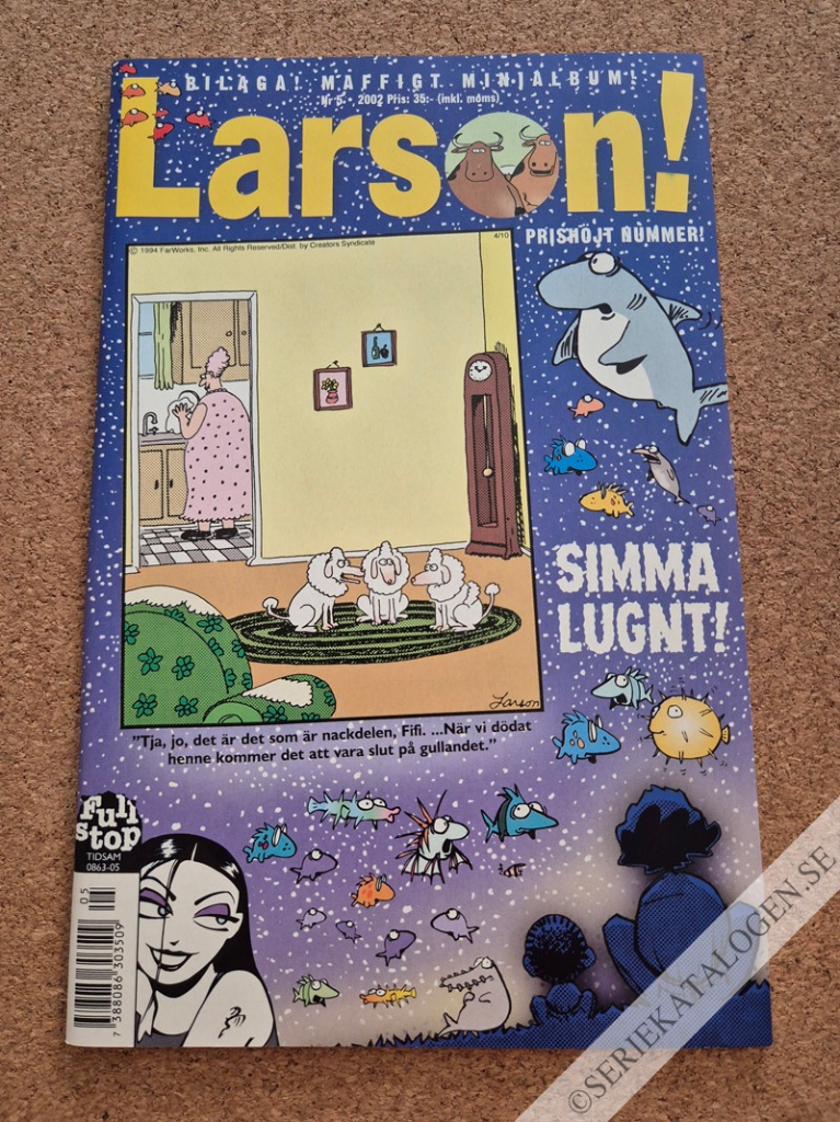 Framsida på Larson! #5 (2002)