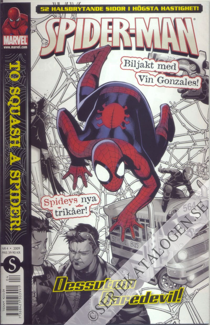 Framsida på Spider-Man #4 (2009)