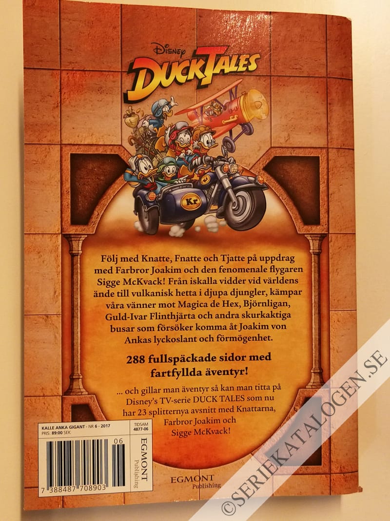 Baksida på Duck Tales 1 (2017)