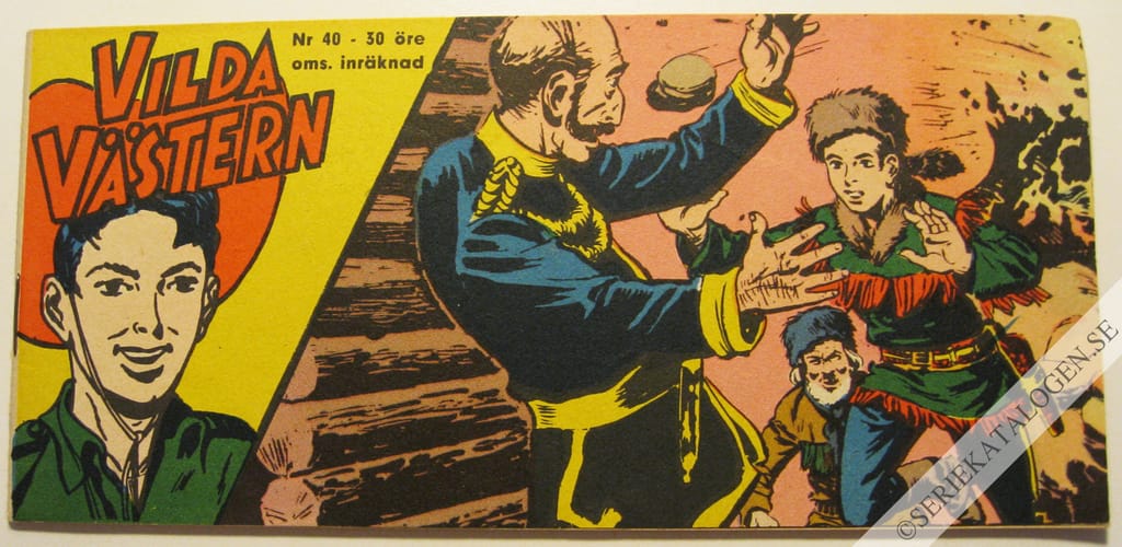 Framsida på Vilda Västern #40 (1960)
