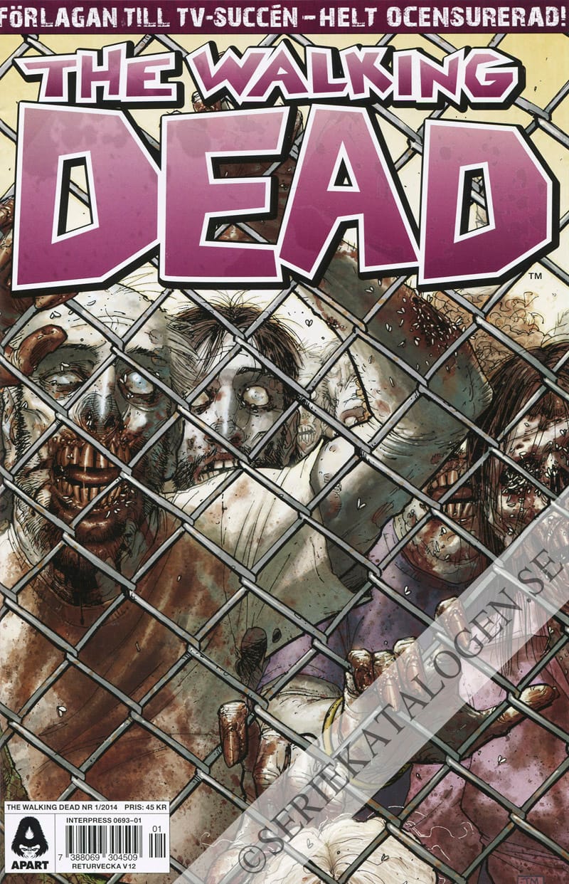 Framsida på The walking dead #1 (2014)