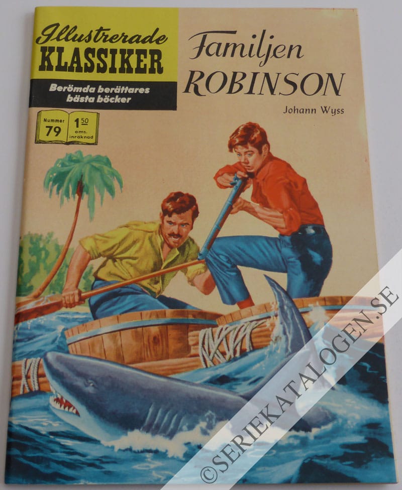 Framsida på Familjen Robinson (1968)