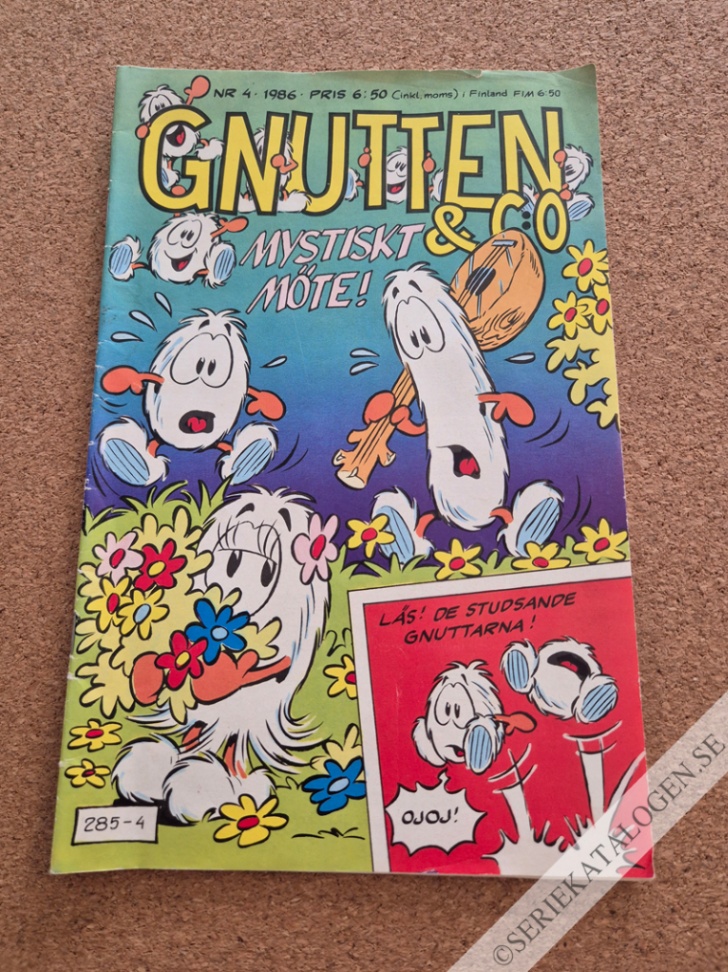 Framsida på Gnutten & C:o #4 (1986)