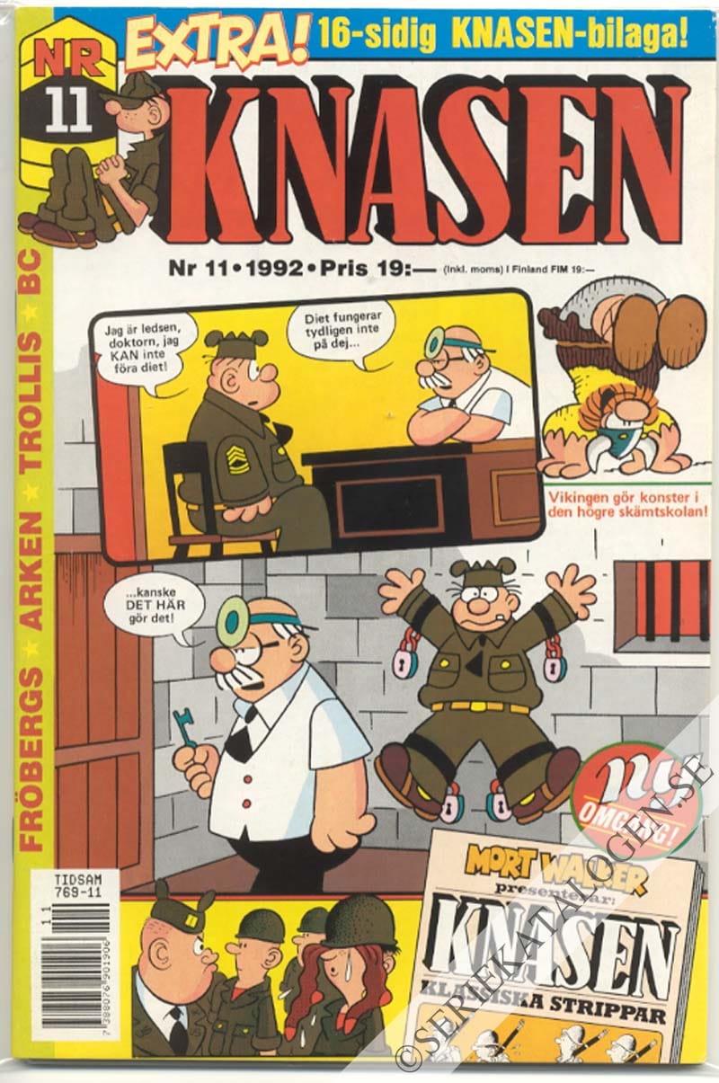 Framsida på Knasen #11 (1992)