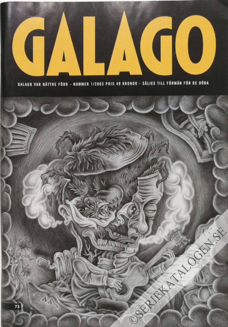 Framsida på Galago #1 (2003)