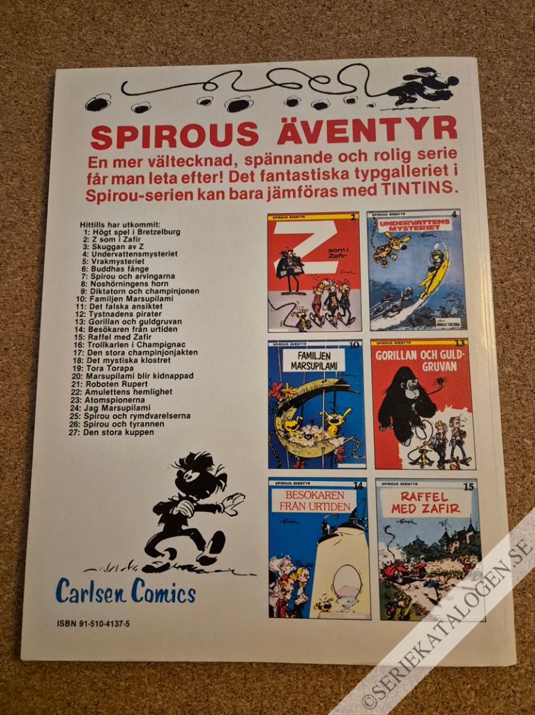 Baksida på Den stora kuppen (1983)
