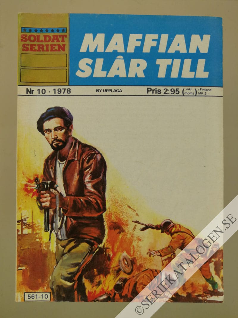 Framsida på Soldatserien #10 - Maffian slår till (1978)