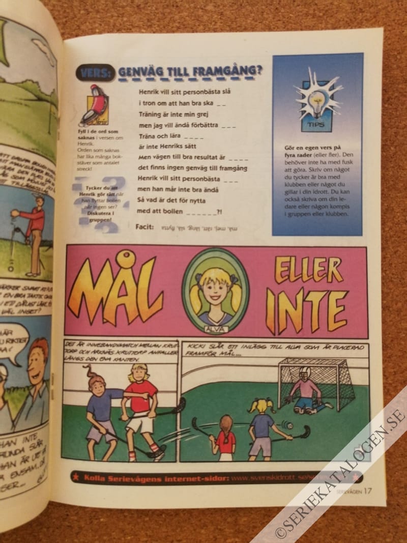 Exempel på Tidningen för dej som gillar schysst idrott! (1997)