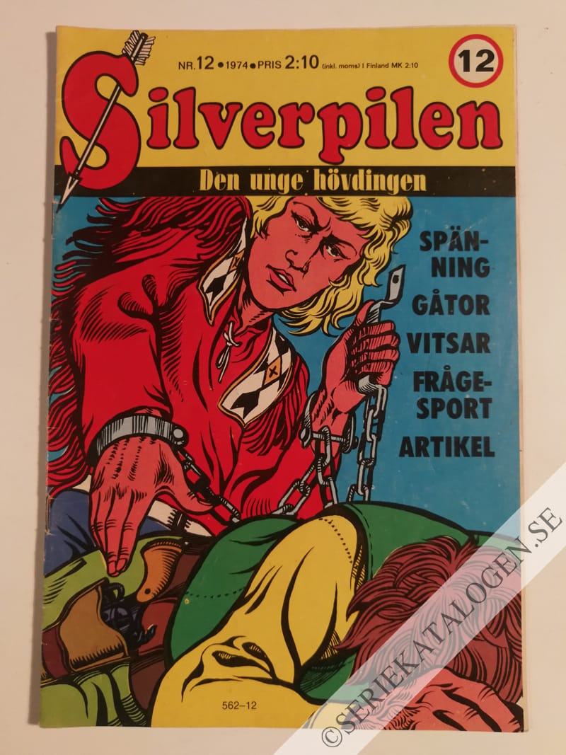 Framsida på Silverpilen #12 (1974)