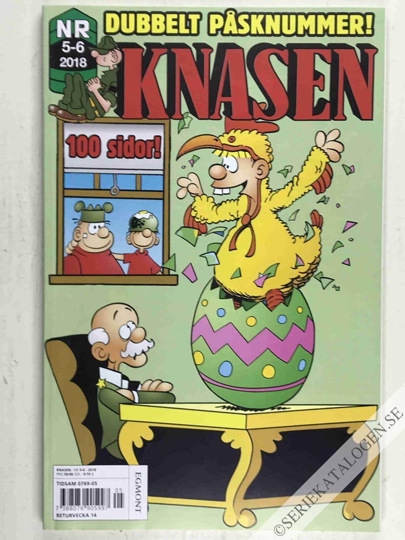 Framsida på Knasen #5-6 (2018)