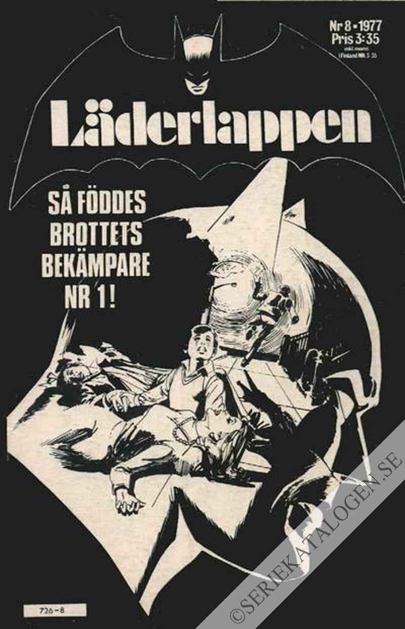 Framsida på Läderlappen och Robin #8 (1977)