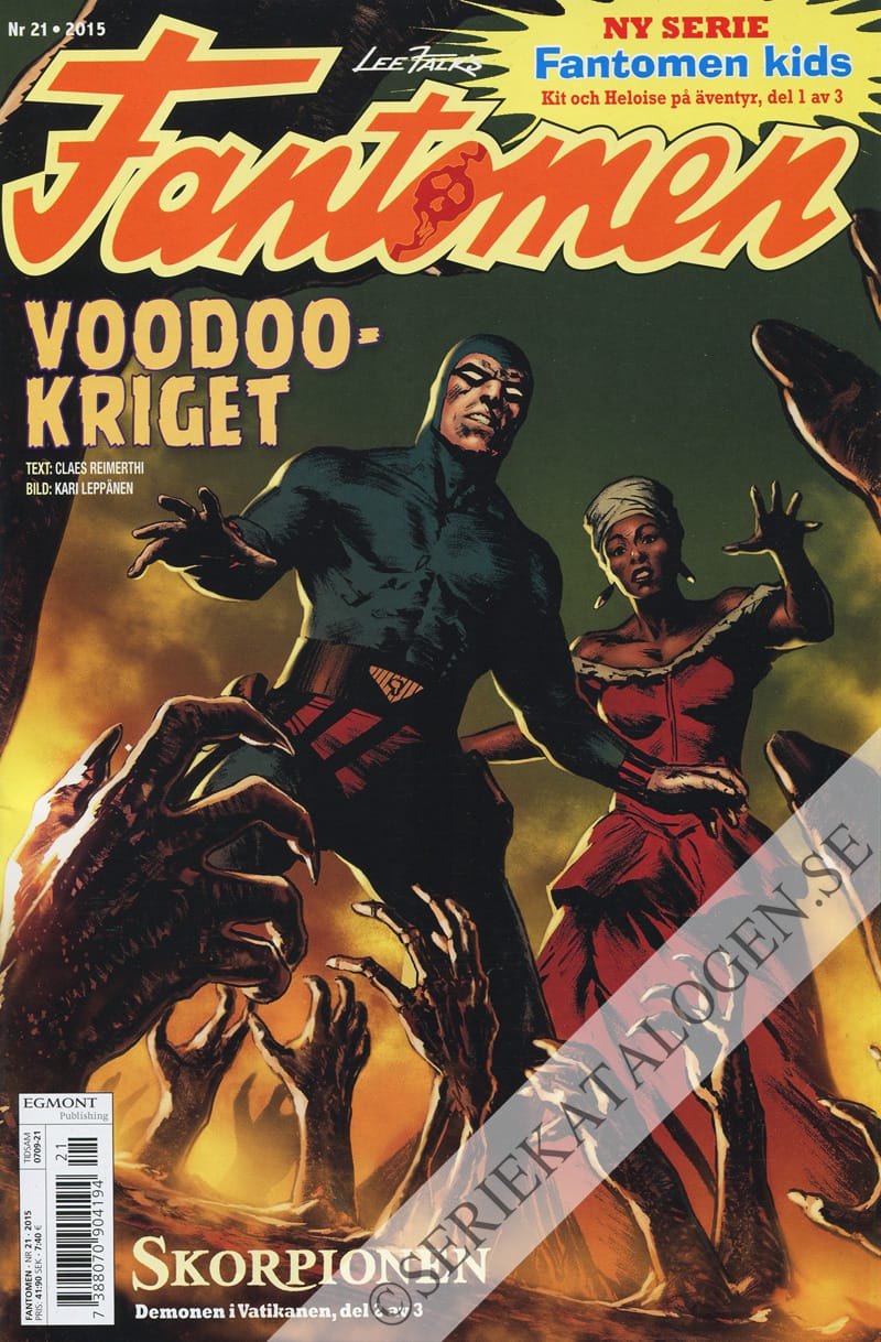 Framsida på Fantomen #21 (2015)