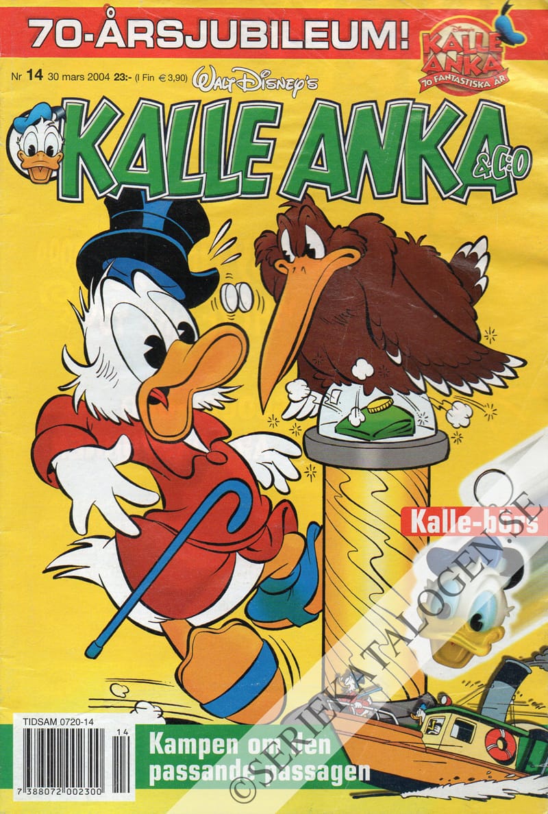 Framsida på Kalle Anka & C:o #14 (2004)