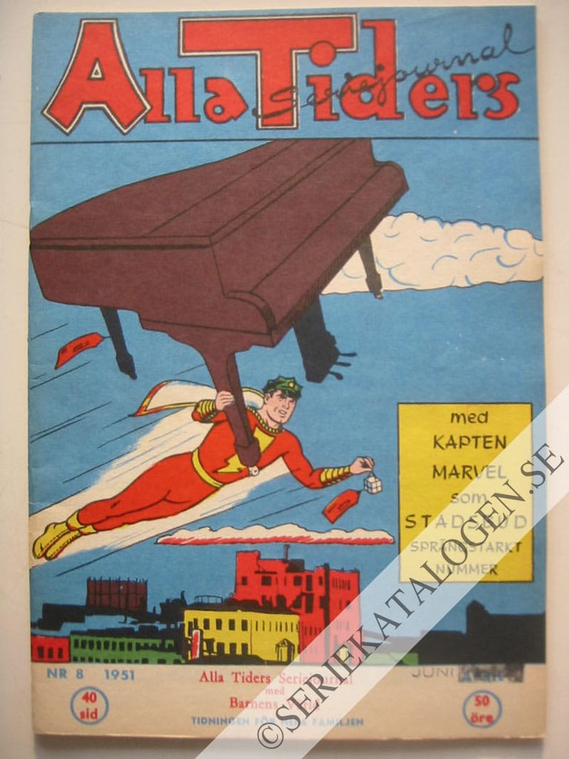 Framsida på Alla tiders seriejournal #8 (1951)
