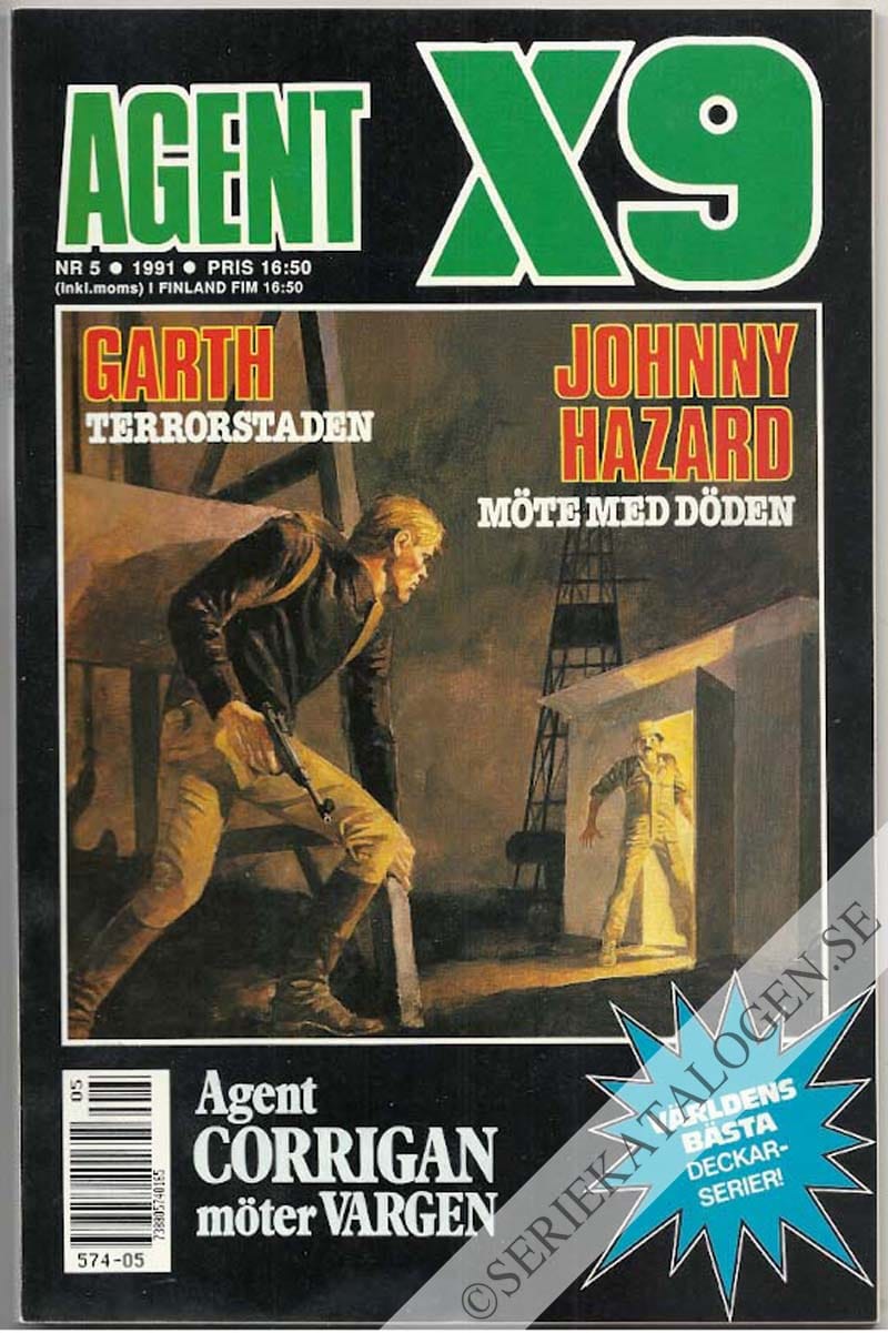 Framsida på Agent X9 #5 (1991)