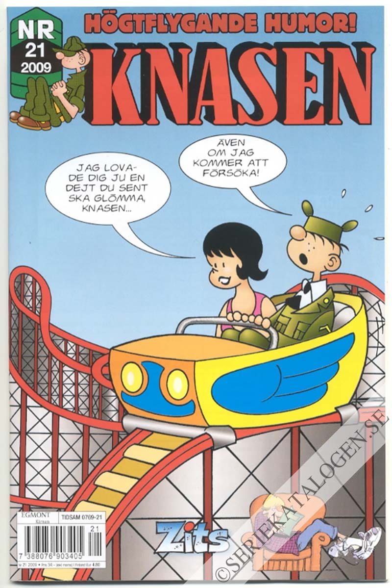 Framsida på Knasen #21 (2009)