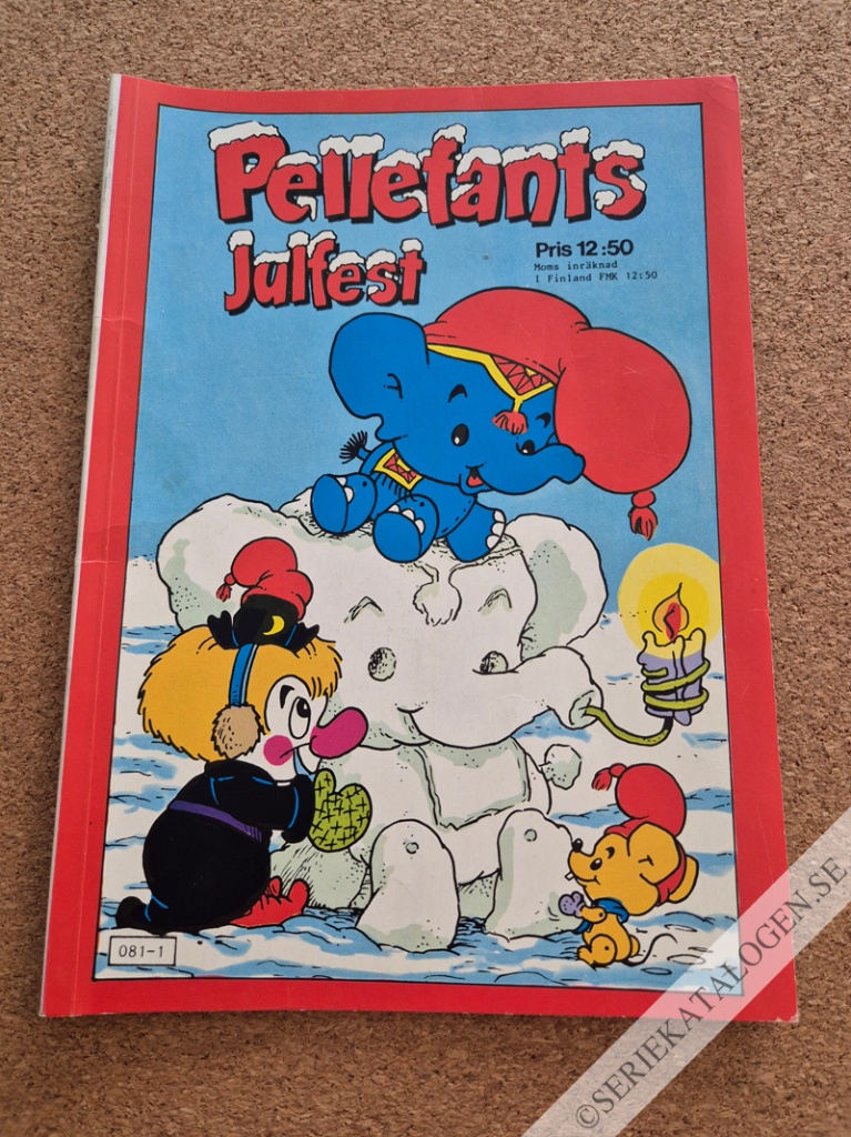 Framsida på Pellefants julfest (1981)