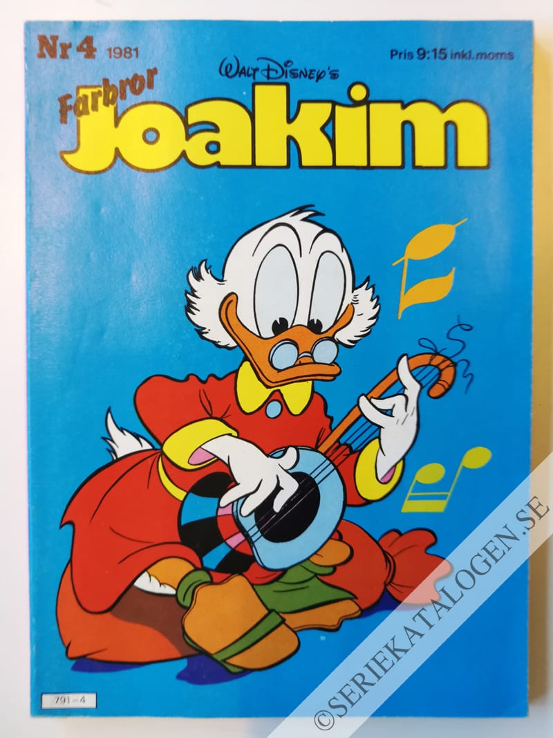 Framsida på Joakim #4 (1981)