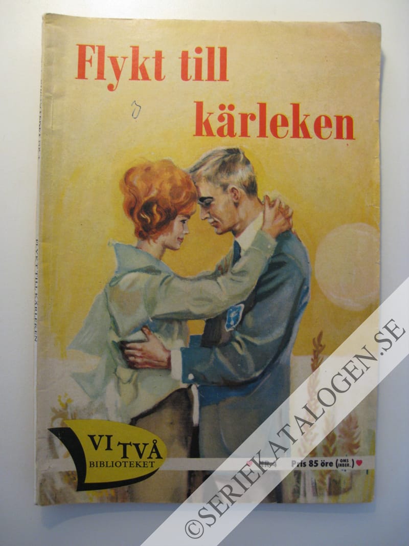 Framsida på Vi två-biblioteket #4 - Flykt till kärleken (1960)