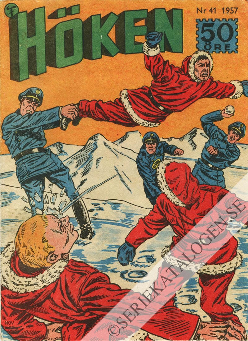 Framsida på Höken #41 (1957)