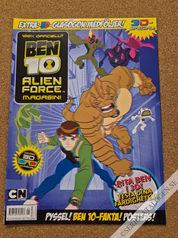 Framsida på Ben 10 magasin! #5 (2011)