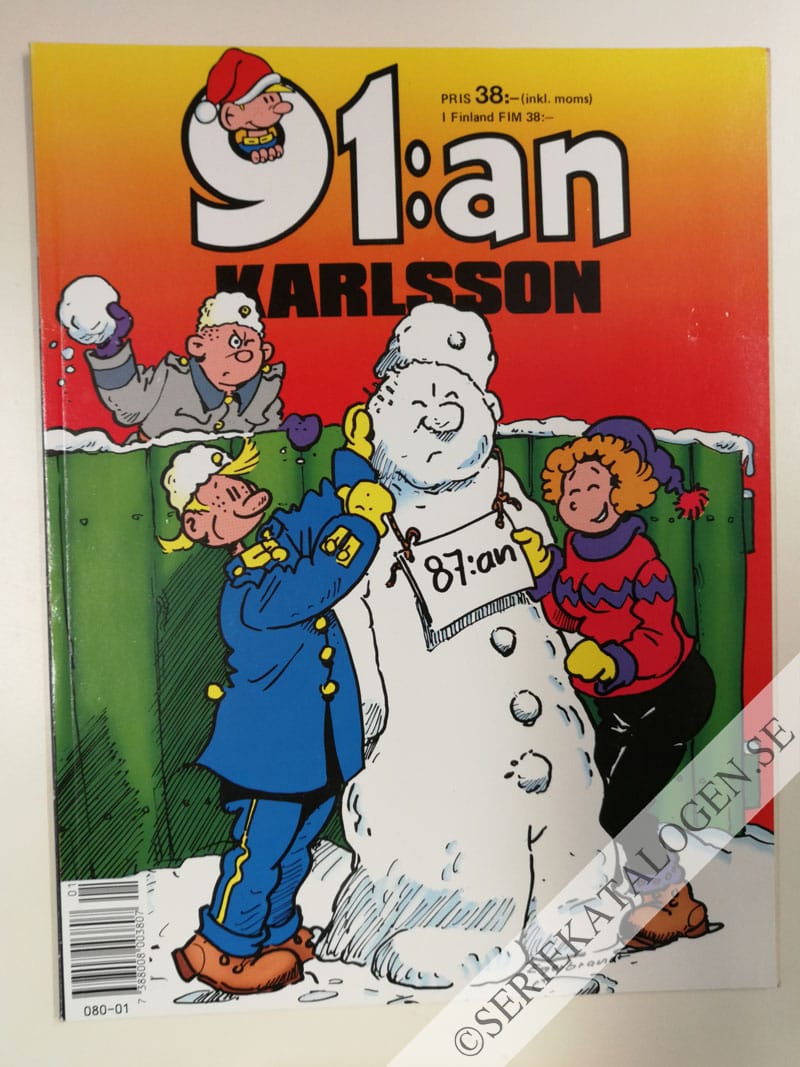 Framsida på 91:an Karlsson # (1991)