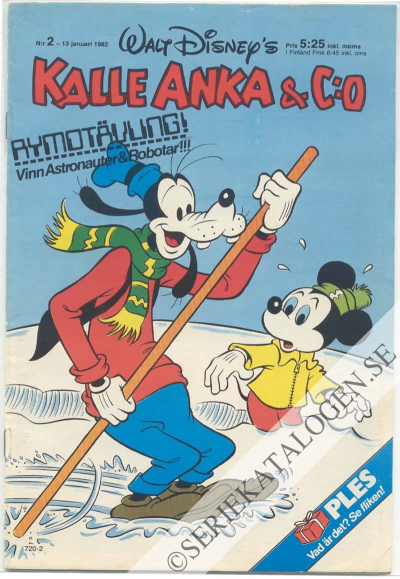 Framsida på Kalle Anka & C:o #2 (1982)