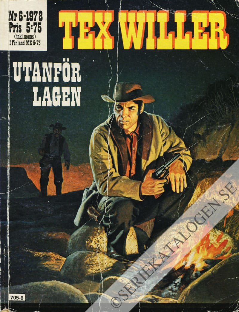 Framsida på Tex Willer #6 (1978)