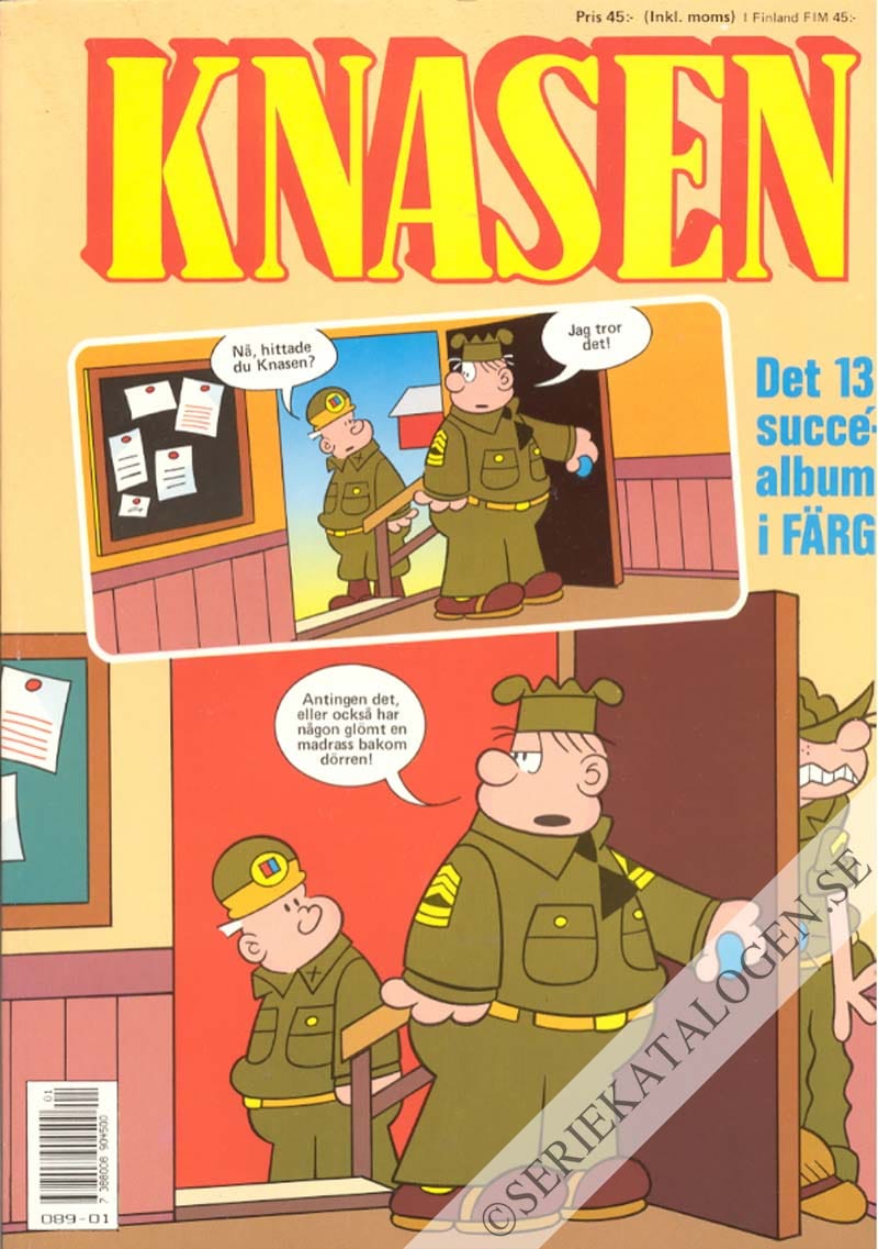 Framsida på Knasen Det 13:e succéalbumet i färg (1989)