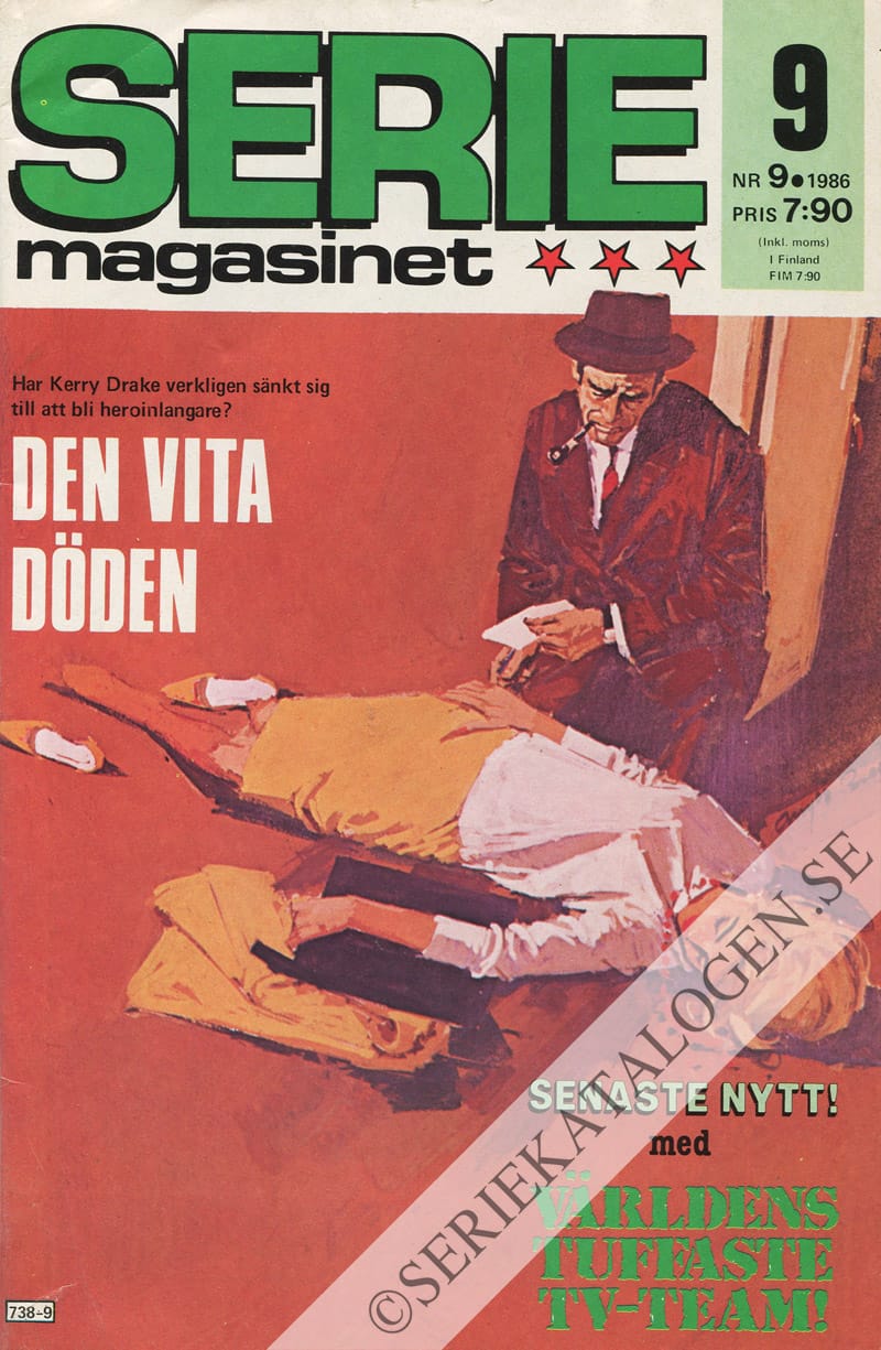 Framsida på Seriemagasinet #9 (1986)