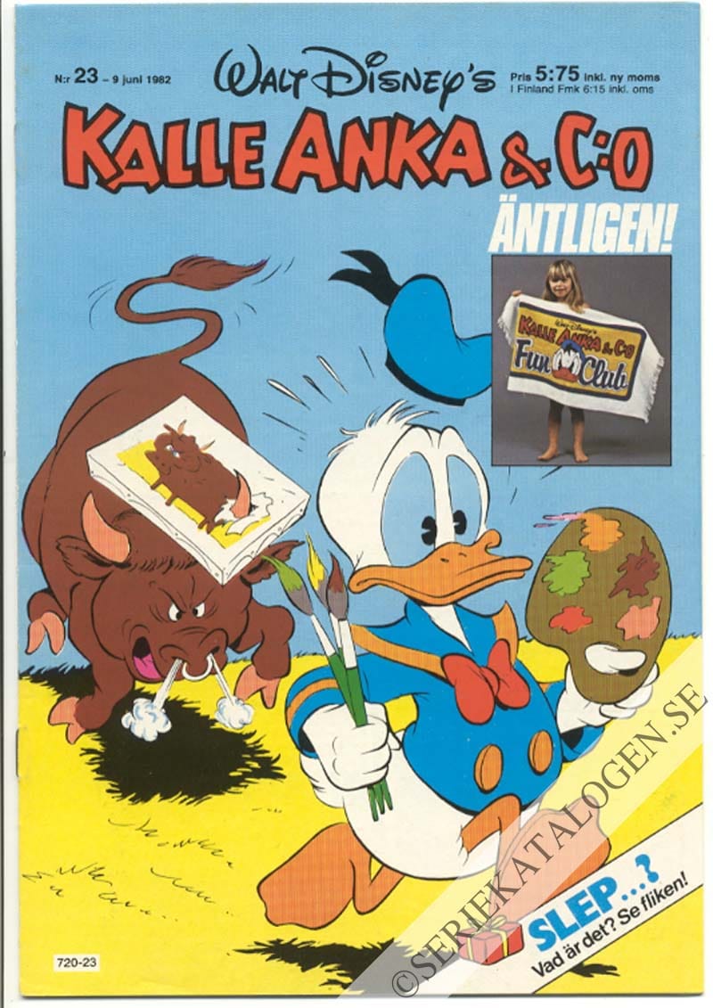 Framsida på Kalle Anka & C:o #23 (1982)