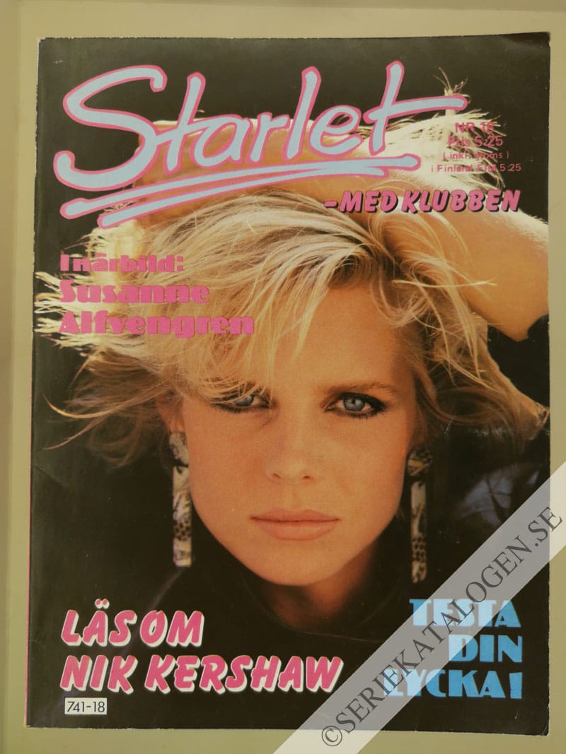 Framsida på Starlet #18 (1985)