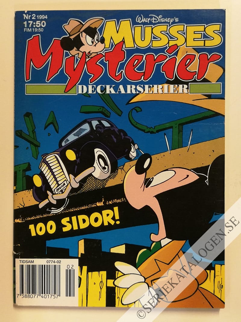 Framsida på Musses mysterier #2 (1994)