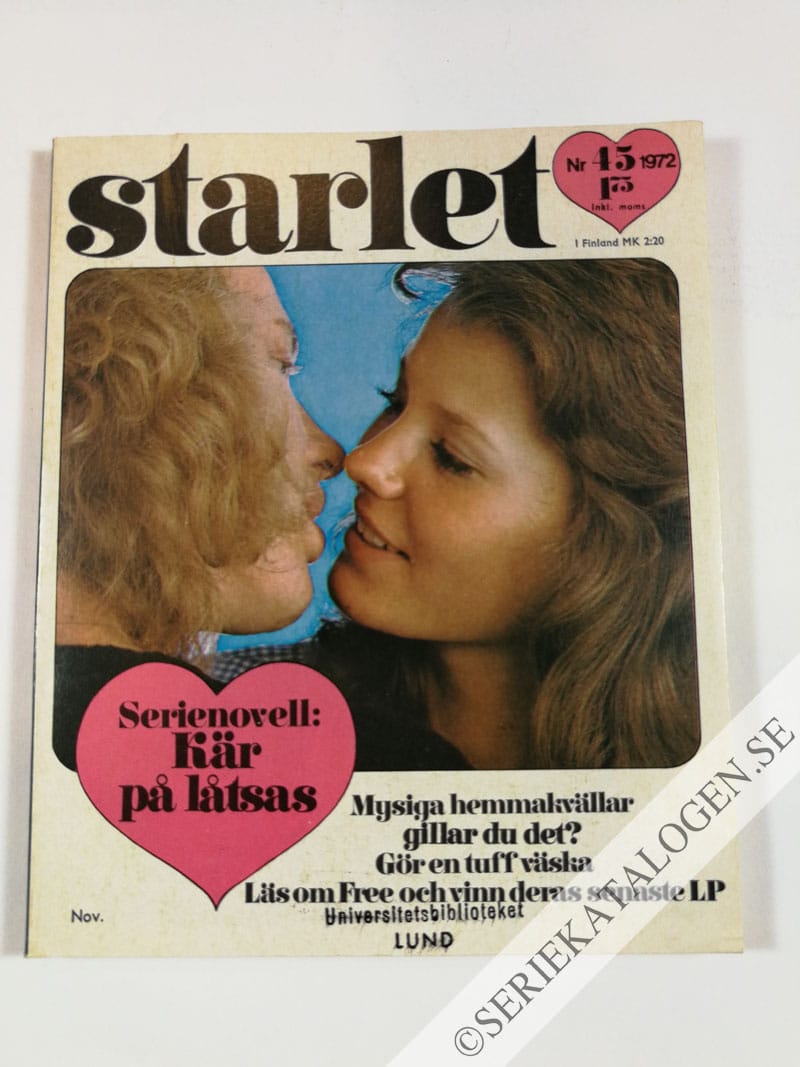 Framsida på Starlet #45 (1972)
