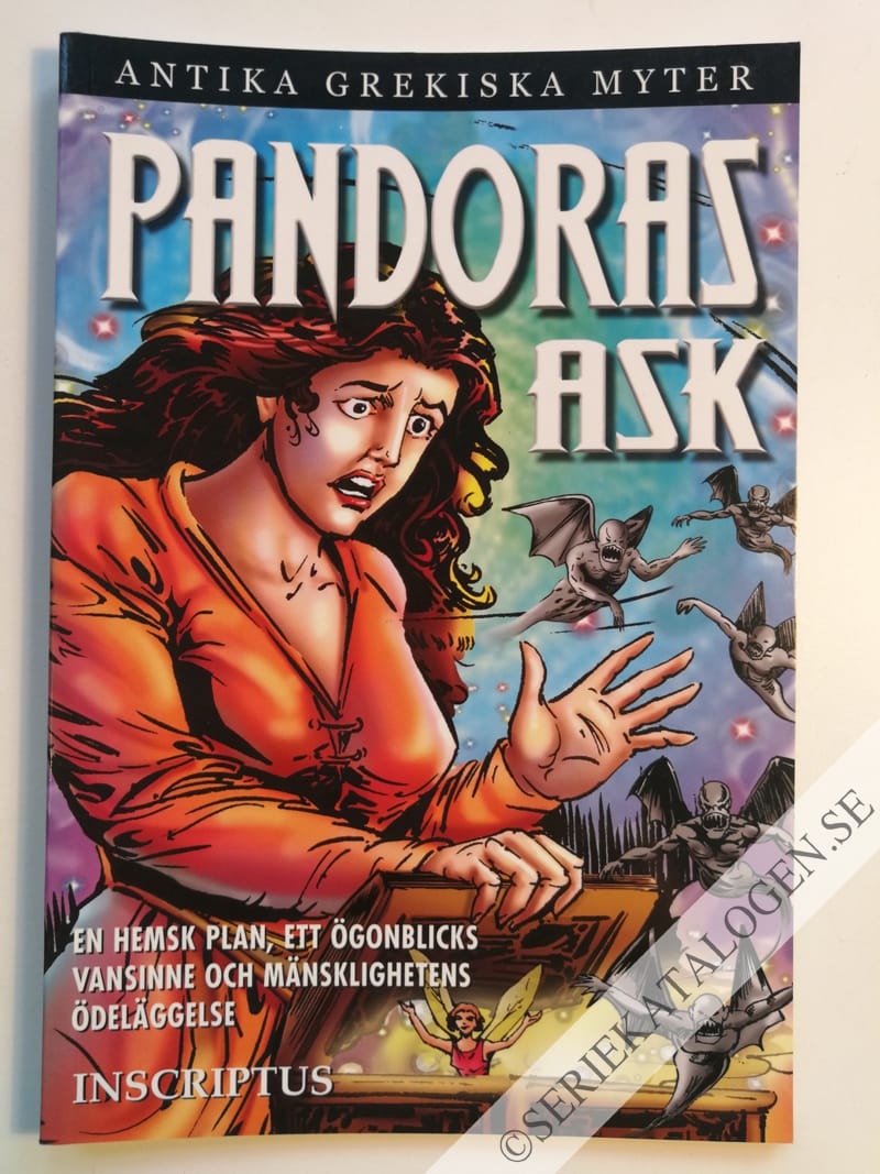 Framsida på Antika grekiska myter Pandoras ask (2008)