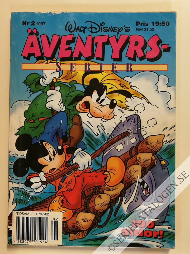 Framsida på Walt Disney's äventyrsserier #2 (1997)