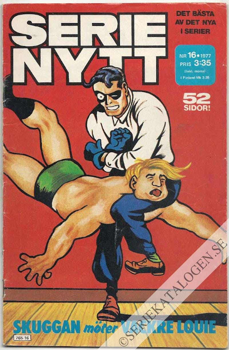 Framsida på Serie-Nytt #16 (1977)