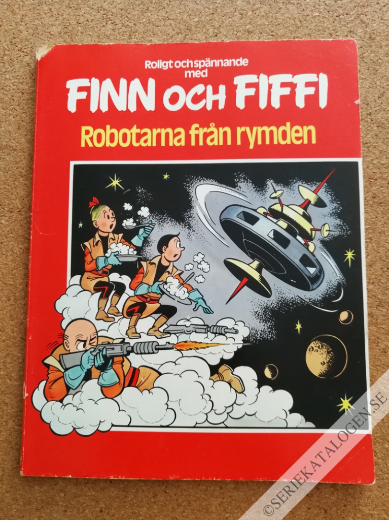Framsida på Finn och Fiffi Robotarna från rymden (1979)