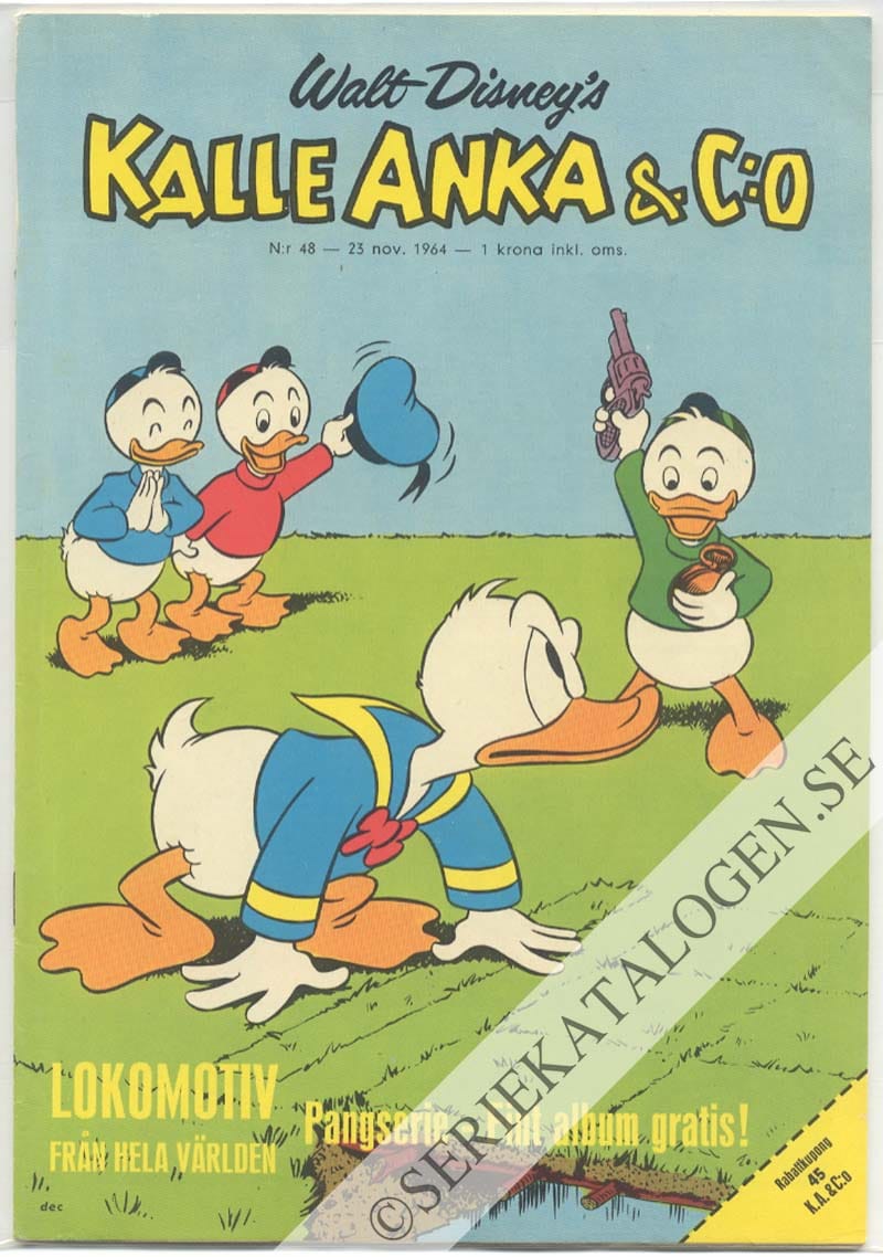 Framsida på Kalle Anka & C:o #48 (1964)